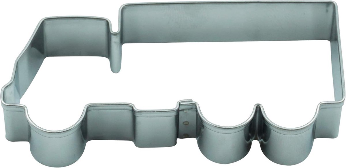 BekkiB - Cookie cutters "LKW" - approx. 8 x 3.8 cm - Dishwasher safe cookie cutter made of stainless steel - ShopVlot