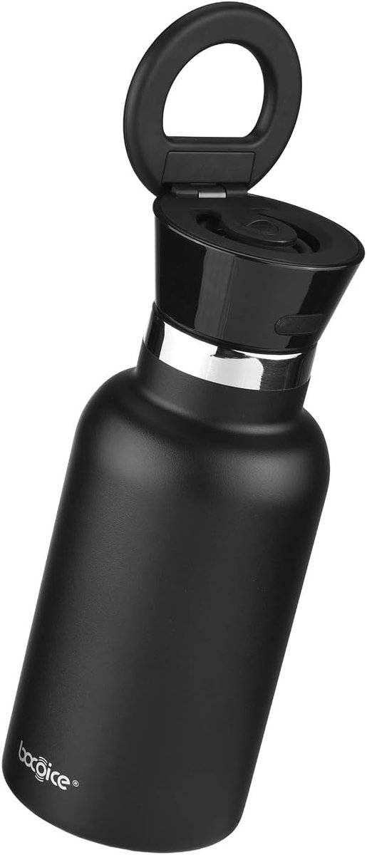 Water Bottle with BT Speaker, 350ml Sublimation Magnetic Speaker, Portable Charger, LED Light, Stainless Steel, 12 oz - ShopVlot