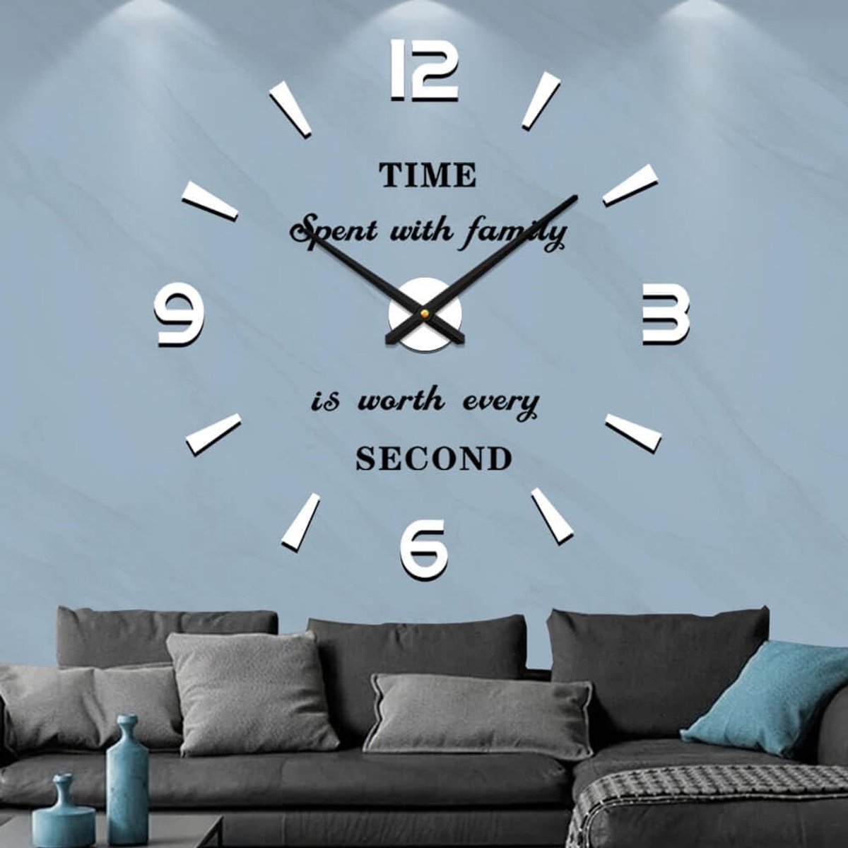 VANGOLD Design Wall Clock for Restaurant&Bar Decor (White Color) - ShopVlot