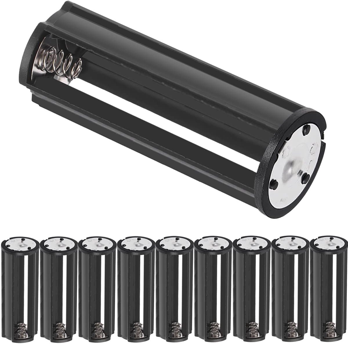 AAA Battery Holder to Flashlight Torch Battery Box, 10PCS Battery Storage Case, 4.5V 3x 1.5V AAA Batteries to - ShopVlot