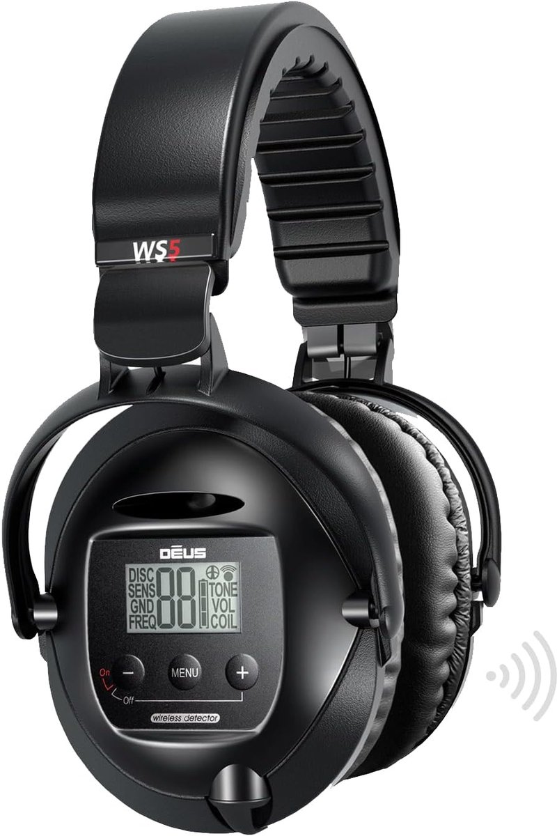 XP Metal Detectors WS5 wireless headphones, rainproof and designed to fit comfortably over the ears. Can also be used - ShopVlot