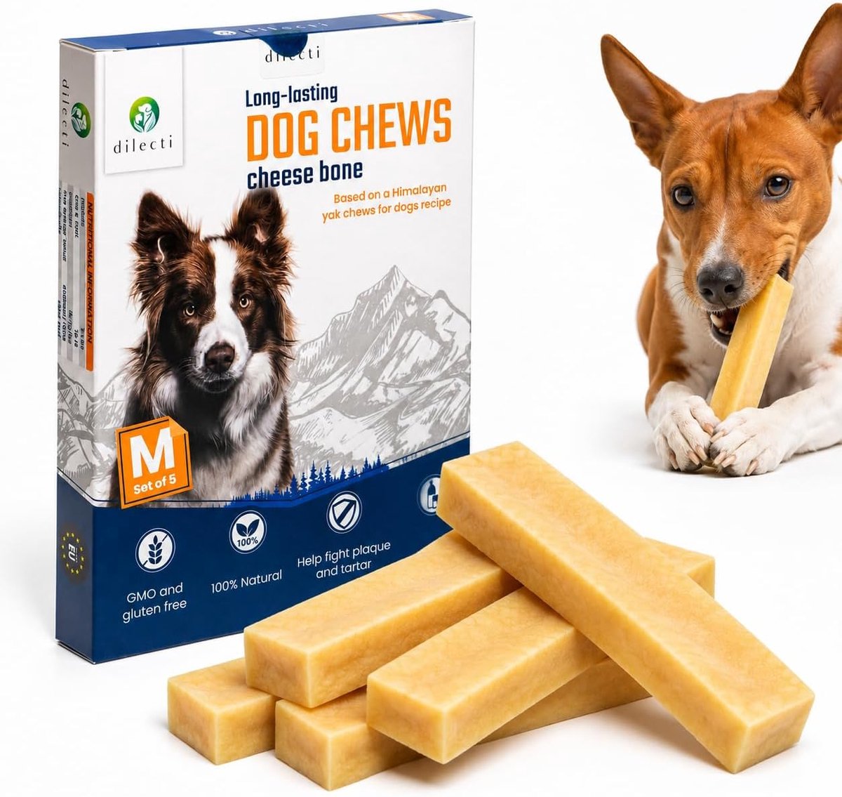 Natural Himalayan Chewing Chews - Very Tasty, Hard and Durable Natural Chews That Will Keep Your Dog Busy For A While - ShopVlot