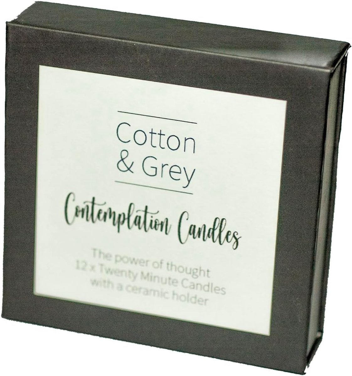 Contemplation Candles by Cotton & Grey. 12 pure beeswax candles and a ceramic holder to help relaxation, mindfulness - ShopVlot