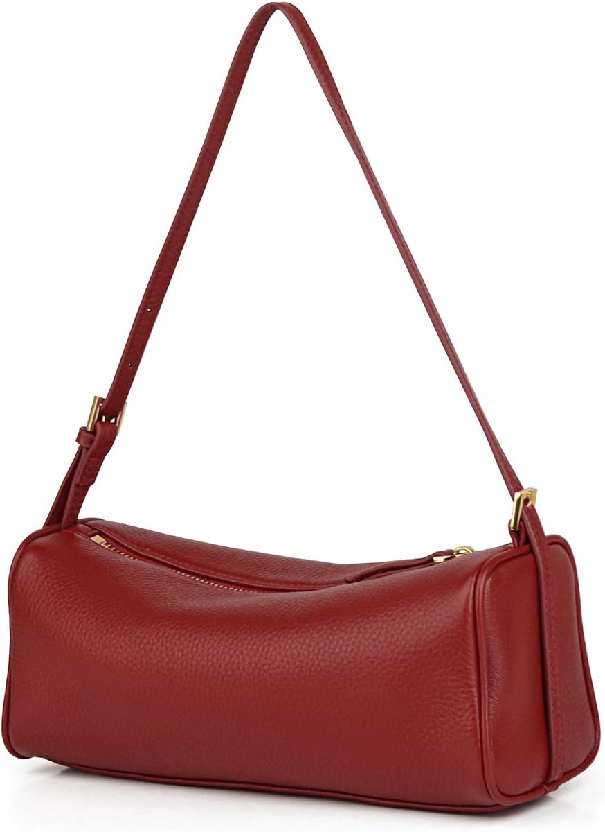 DONNAIN Premium Full Grain Leather Crossbody Purses for Women, Leather Handbag for Women, Barrel Bag and Hobo Bags for - ShopVlot