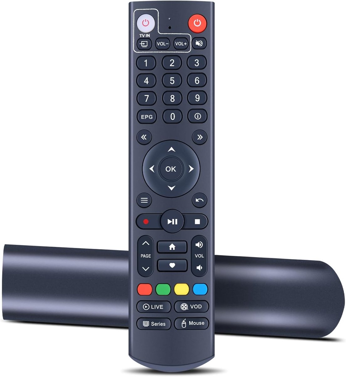 Replacement Remote Control Compatible with XSARIUS Android Pure 4K - Pure 2 - Avant 5G - 2 - 2+ - 2+ Ultra - ShopVlot
