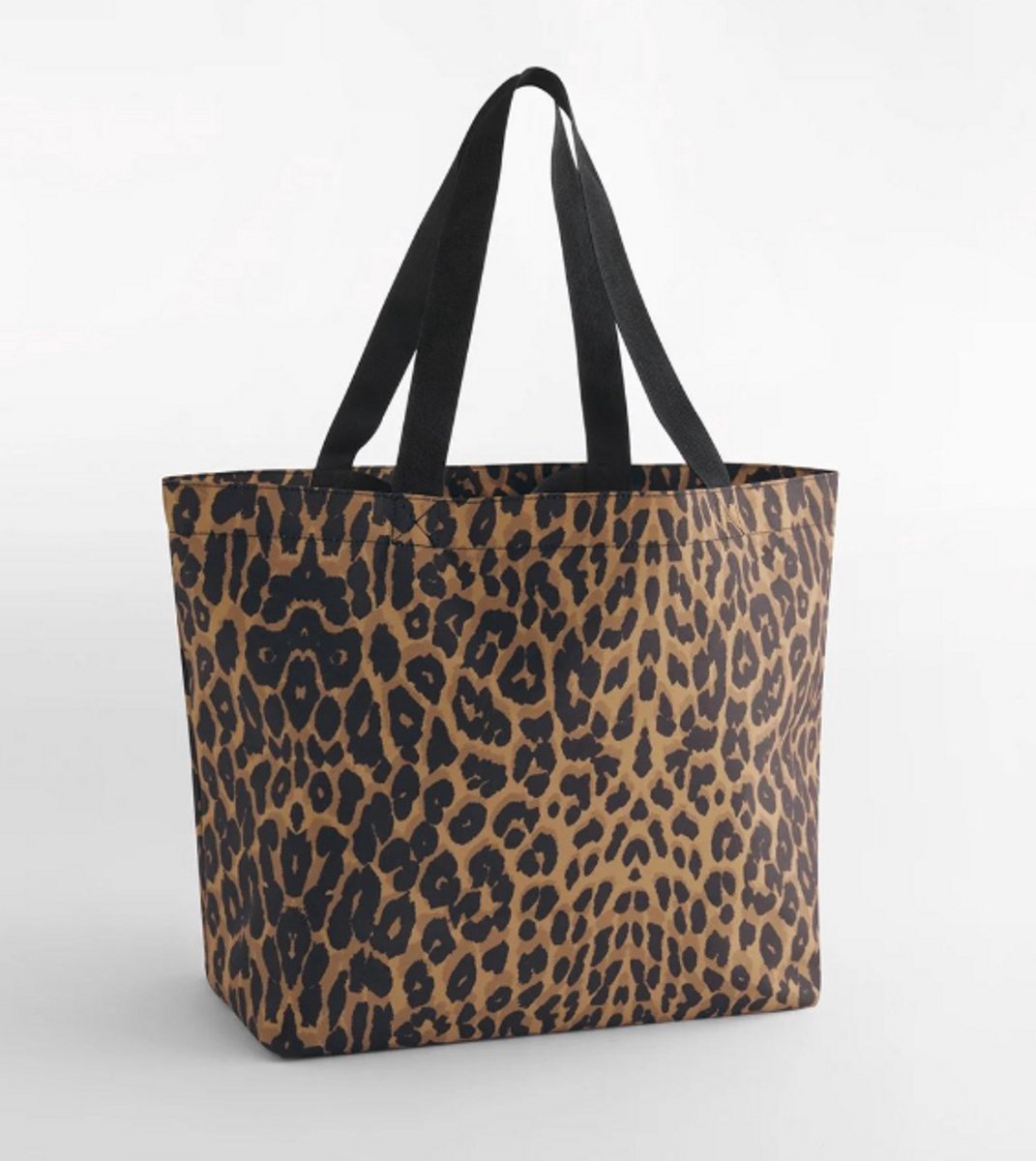Leopard print carryall tote bag / Luipaardprint tas/ strandtas/ boodschappentas/ grote tas/ sporttas
