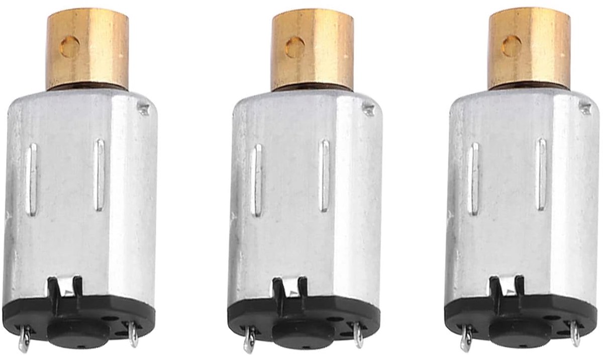 Vibratiemotor 1.5/3/6V DC - Eccentrieke stalen schijf - Laag geluidsniveau - Ideaal voor schoonheidsapparatuur - ShopVlot