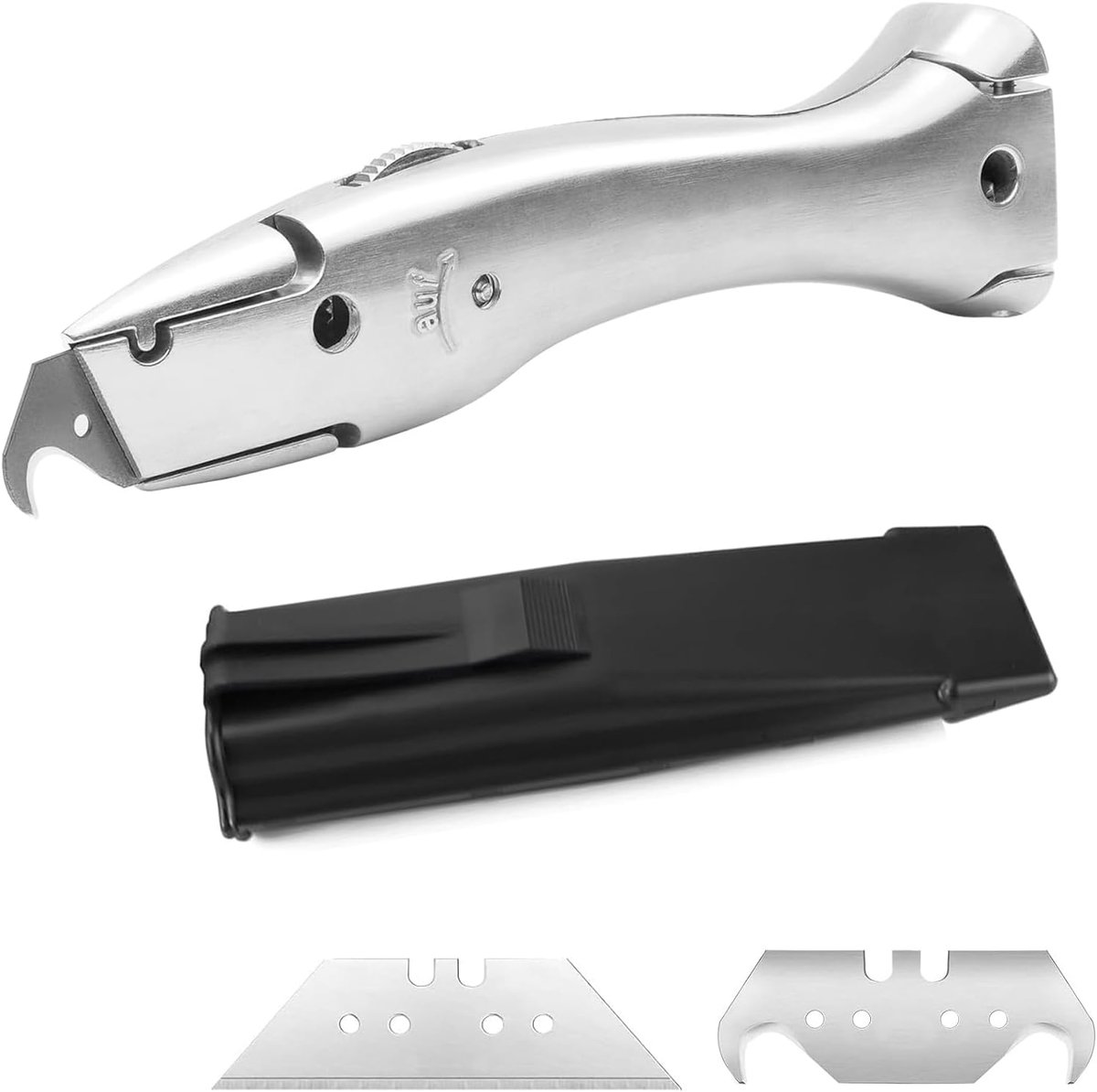 Vloermes met trapeziumblad - aluminium casing - professioneel snijgereedschap - ideaal voor PVC en metalen strips - ShopVlot