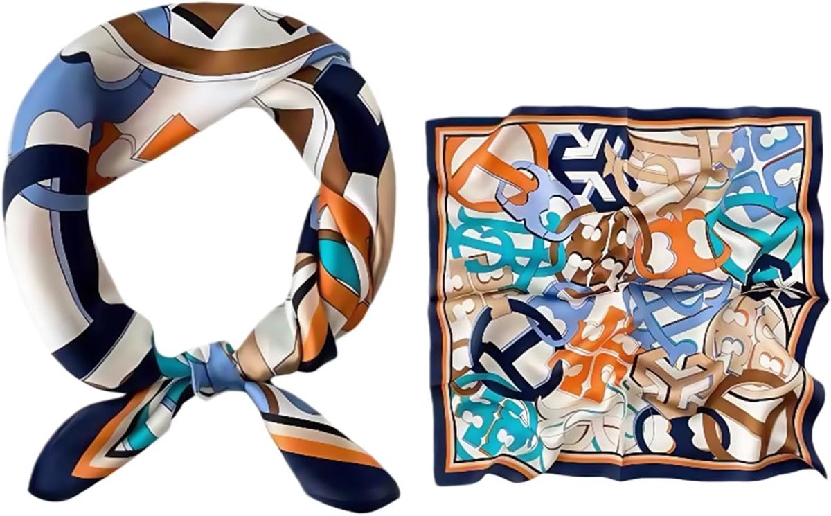 Bandana sjaal 70x70 cm - satijn - ideaal als haaraccessoire - perfect voor een goede nachtrust - ShopVlot