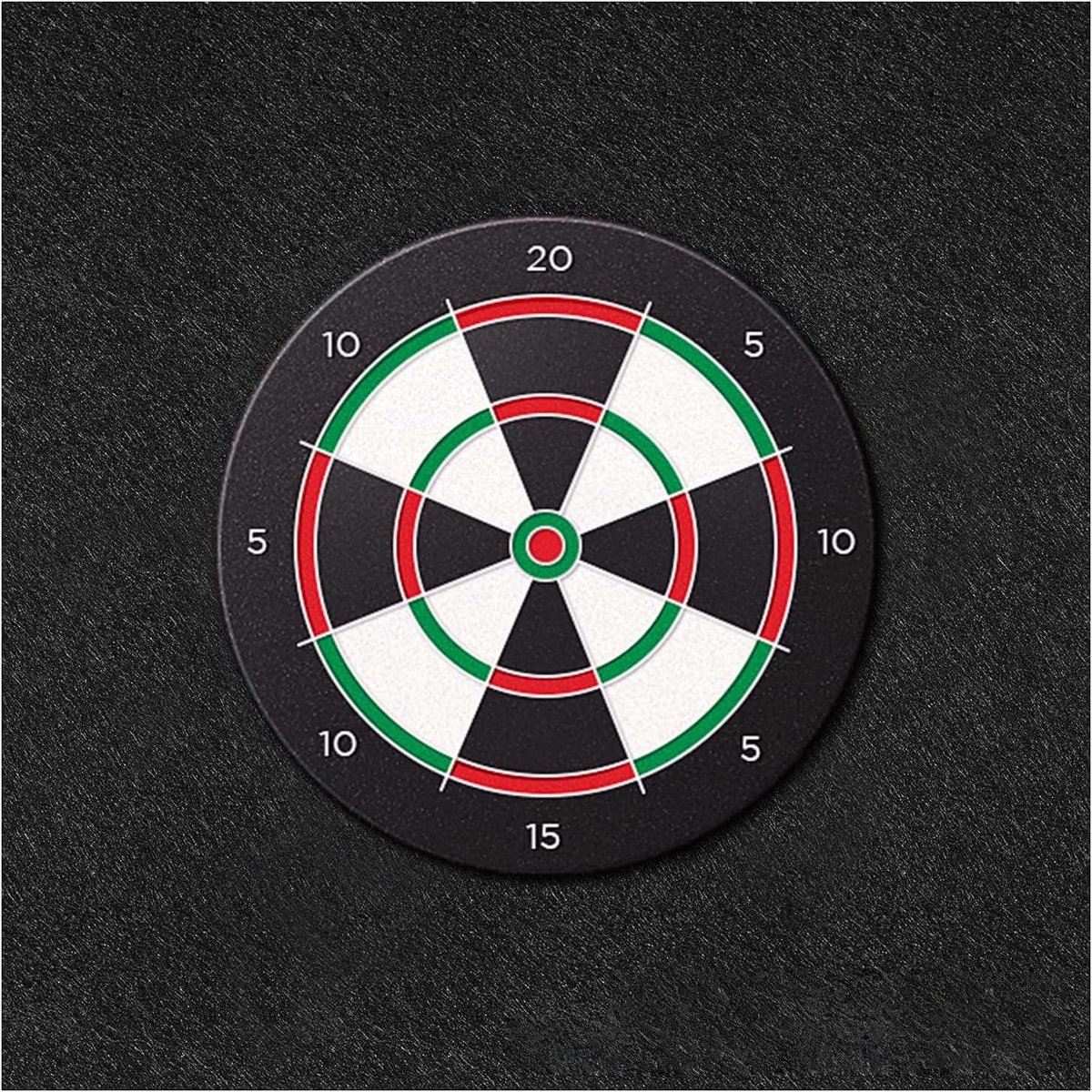 Dartbord Wandbescherming - Zwart - 30 x 30 x 1,2 cm - Zelfklevende Vezelplaten voor Wandbescherming
