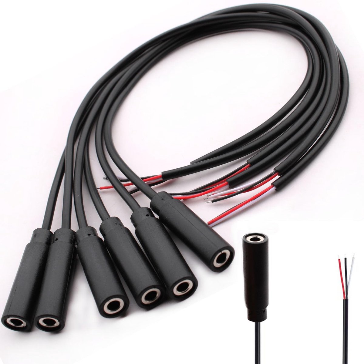 3.5mm jack voor blote draad - TRS 3 pin stereo - eenvoudig solderen - ideaal voor audio reparatie - ShopVlot