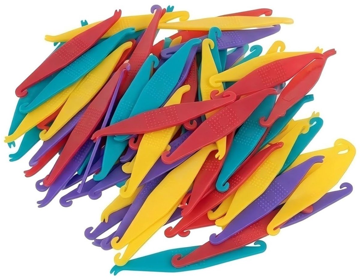 Solidchoice - 30 Stuks Elastische Tandhaken van Kunststof voor Orthodontie