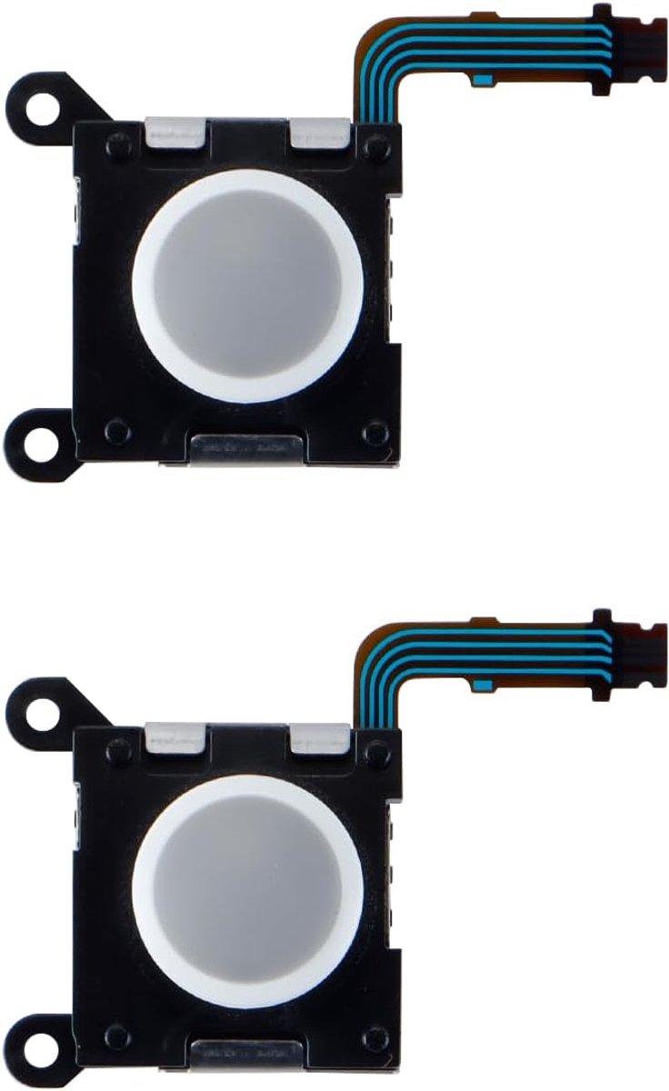 3D-knop analoge joysticks vervangingen - compatibel met PSV 2000-serie - plastic zwart - verbeterde grip en gevoel - ShopVlot