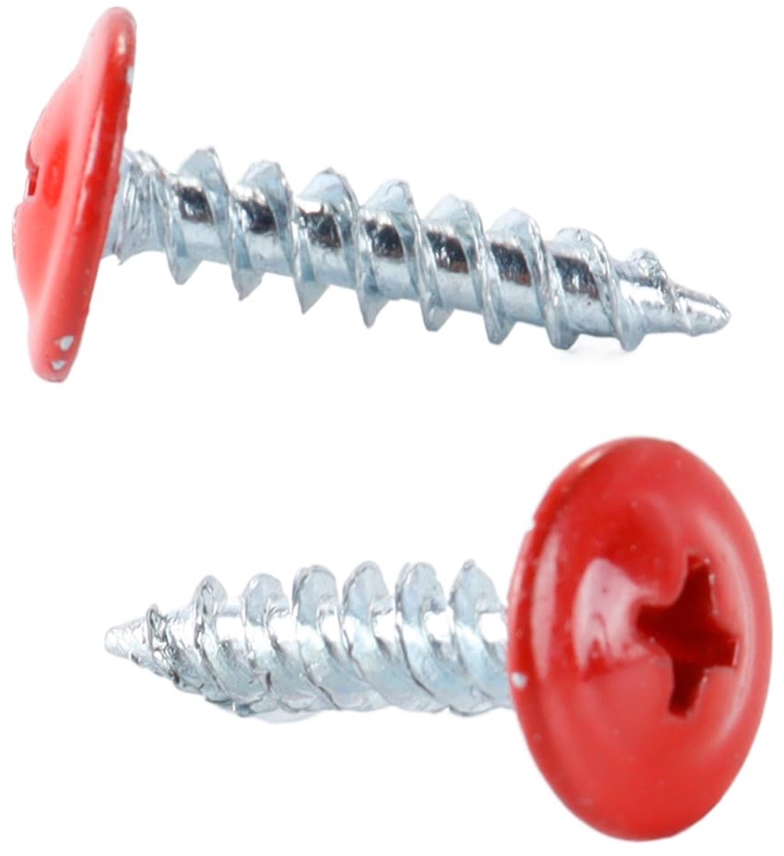Zelftappende schroeven 4.2x19mm - oxide rood RAL 3009 - verzinkt - ideaal voor hout en metaal - ShopVlot