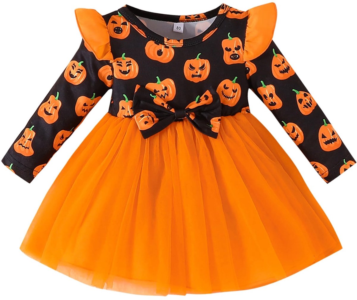Solidchoice - Halloween Tutu Jurk voor Baby Meisjes