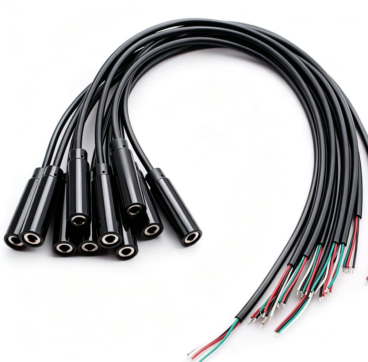 Solidchoice - 10 Stuks 3.5mm TRRS Jack Kabel voor Audio Reparatie