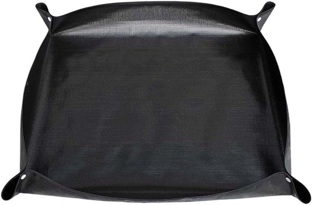 Tuinmat 100 x 100 cm - extra dik polyetheen - waterdicht en scheurvast - vuilbescherming voor balkon en tuin - ShopVlot