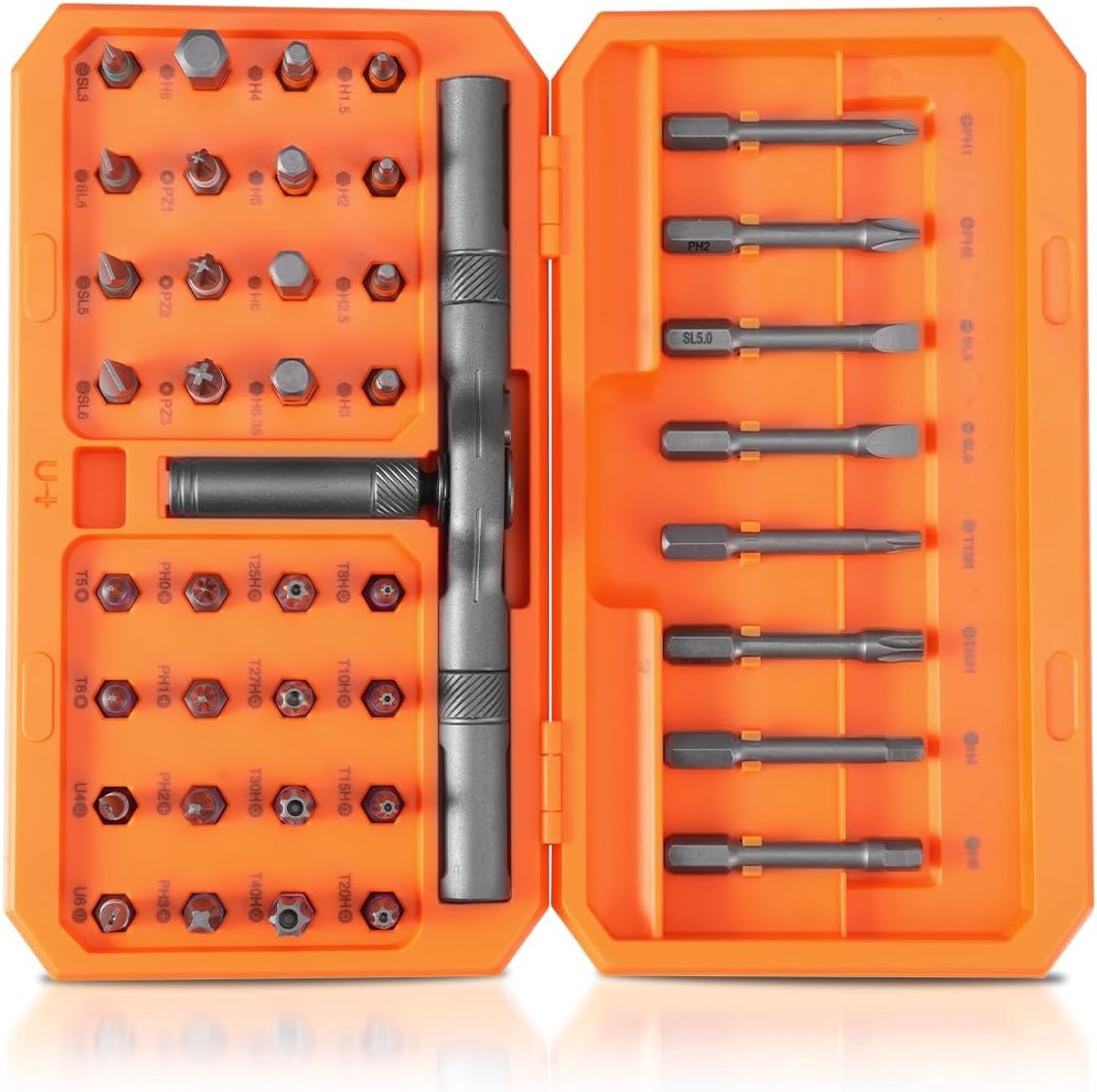 Magnetische Schroevendraaier Set 42-delig - Robuuste Aluminium Handgreep - Precisie Bits - Geschikt voor Reparaties - ShopVlot