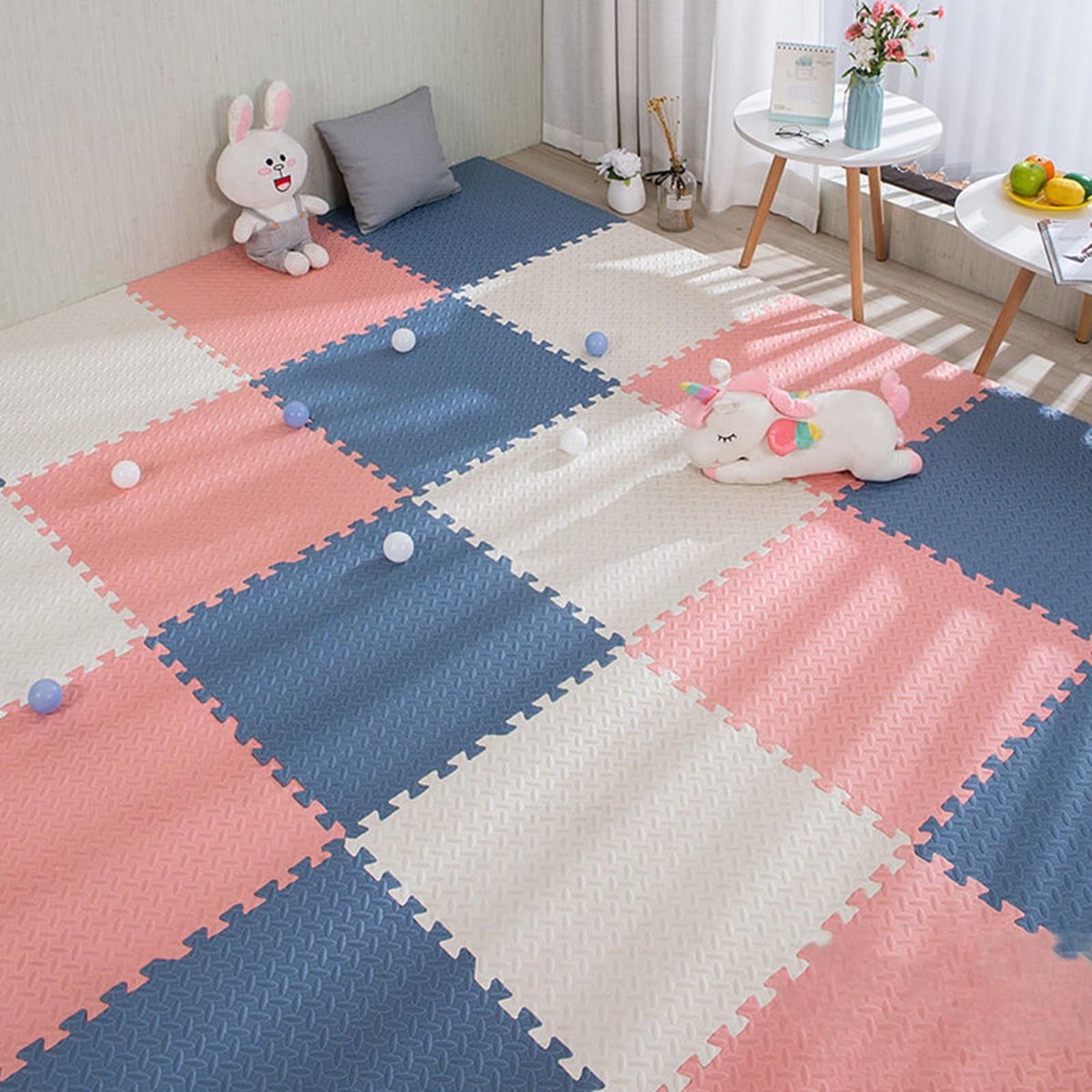 Solidchoice - Set van 18 Baby Puzzle Matten voor Veilige Speelruimtes