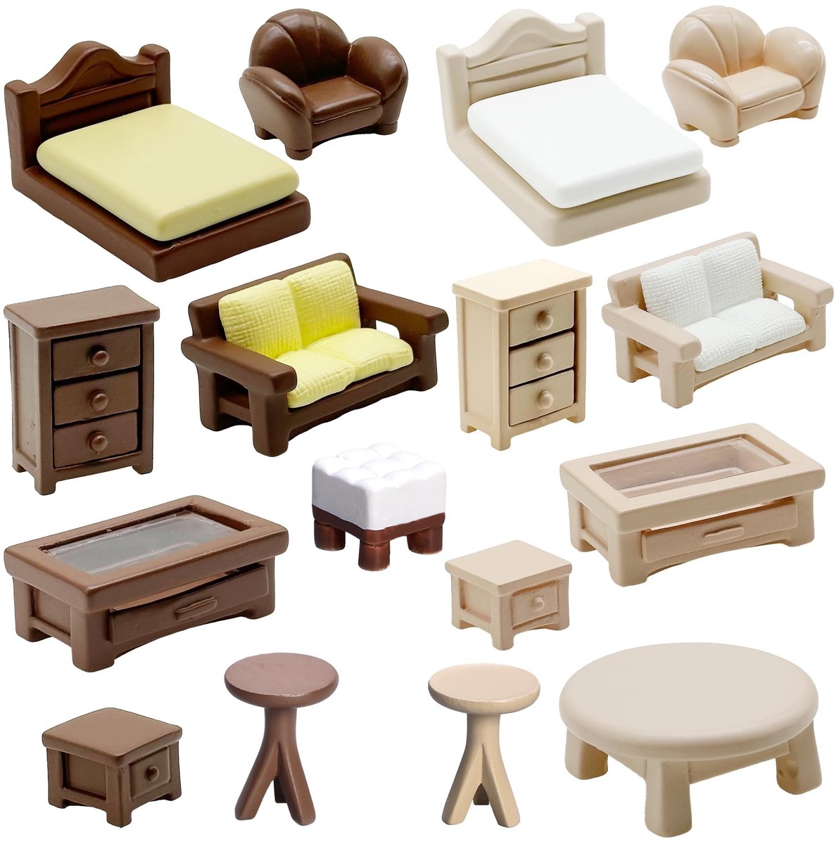 Solidchoice - Miniatuur Tuinaccessoires Set voor Sprookjestuin
