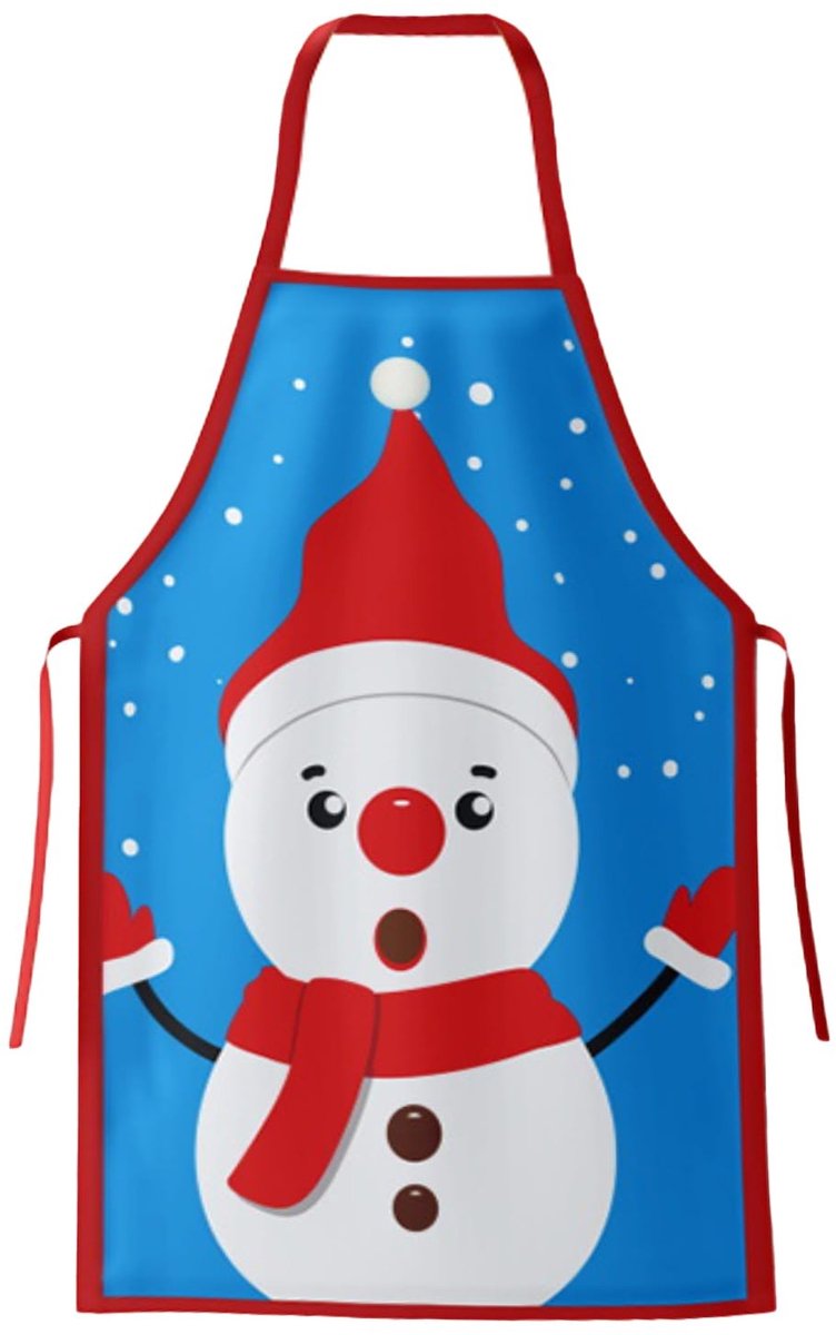 Solidchoice - Unisex Kerst Schort voor Koken en Bakken