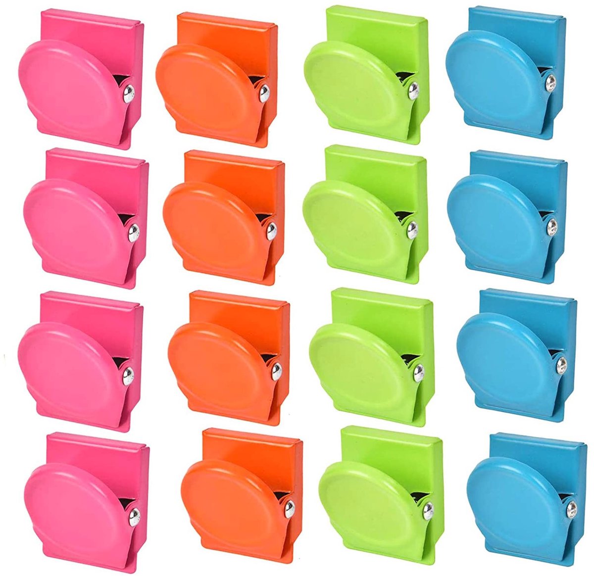Solidchoice - 16 Stuks Magnetische Clips voor Kantoor en Thuisgebruik