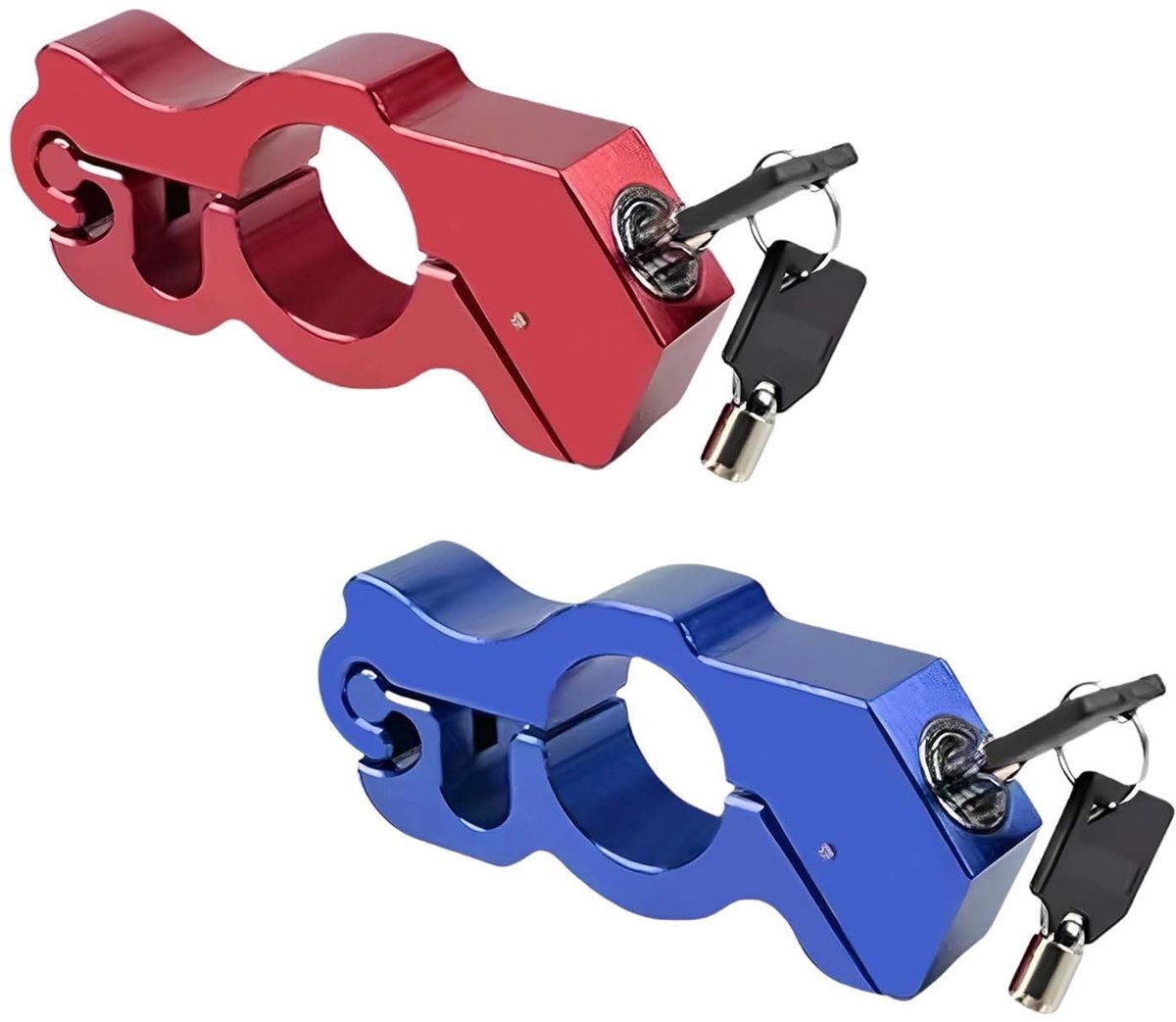 Solidchoice - Universele Motorrslot Set van 2, Anti-diefstal Handgreep Slot