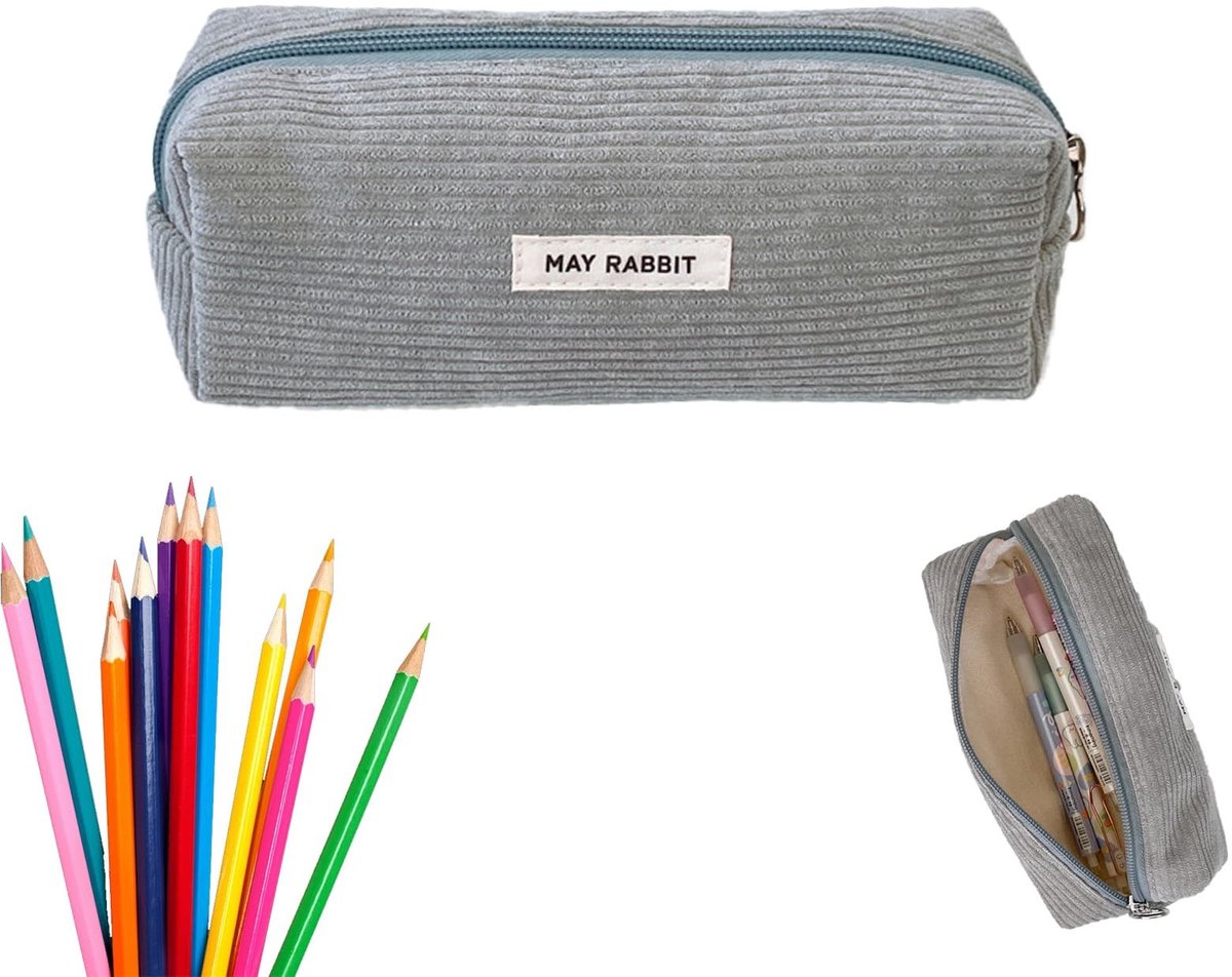Solidchoice - Stijlvolle Corduroy Pennenzak voor School en Kantoor
