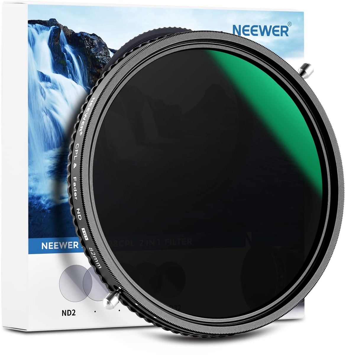 Solidchoice - 2 in 1 Variabele ND & CPL Filter 82mm