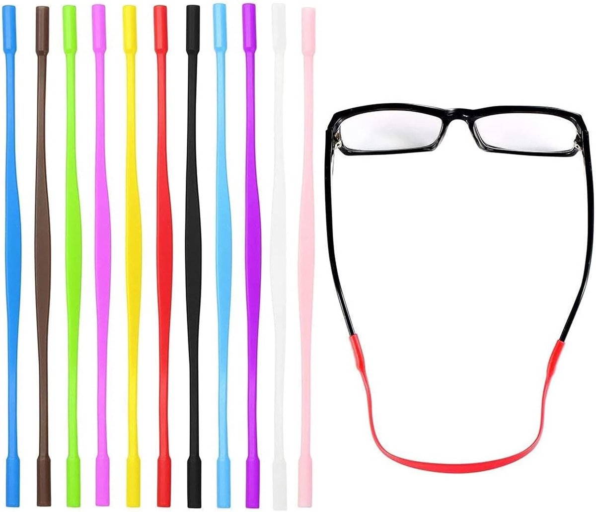 Brilhouder kinderen - 10 stuks silicone brillenband - elastisch en niet-slip - veilig voor sporten - ShopVlot