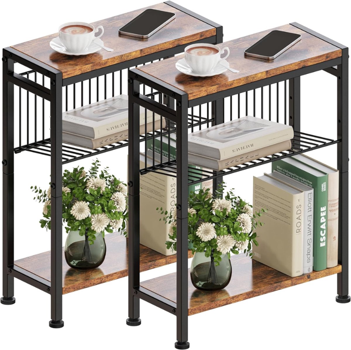 ZRNS® Muurtafel - Wandtafel - Sidetable - Bijzettafel - 2 Stuks