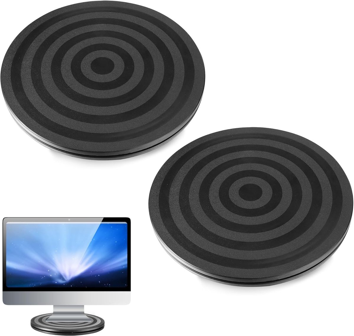 draaiplateau 360 graden - ronde draaiplaten - zware belasting 15 kg - ideaal voor laptop en presentatie - ShopVlot