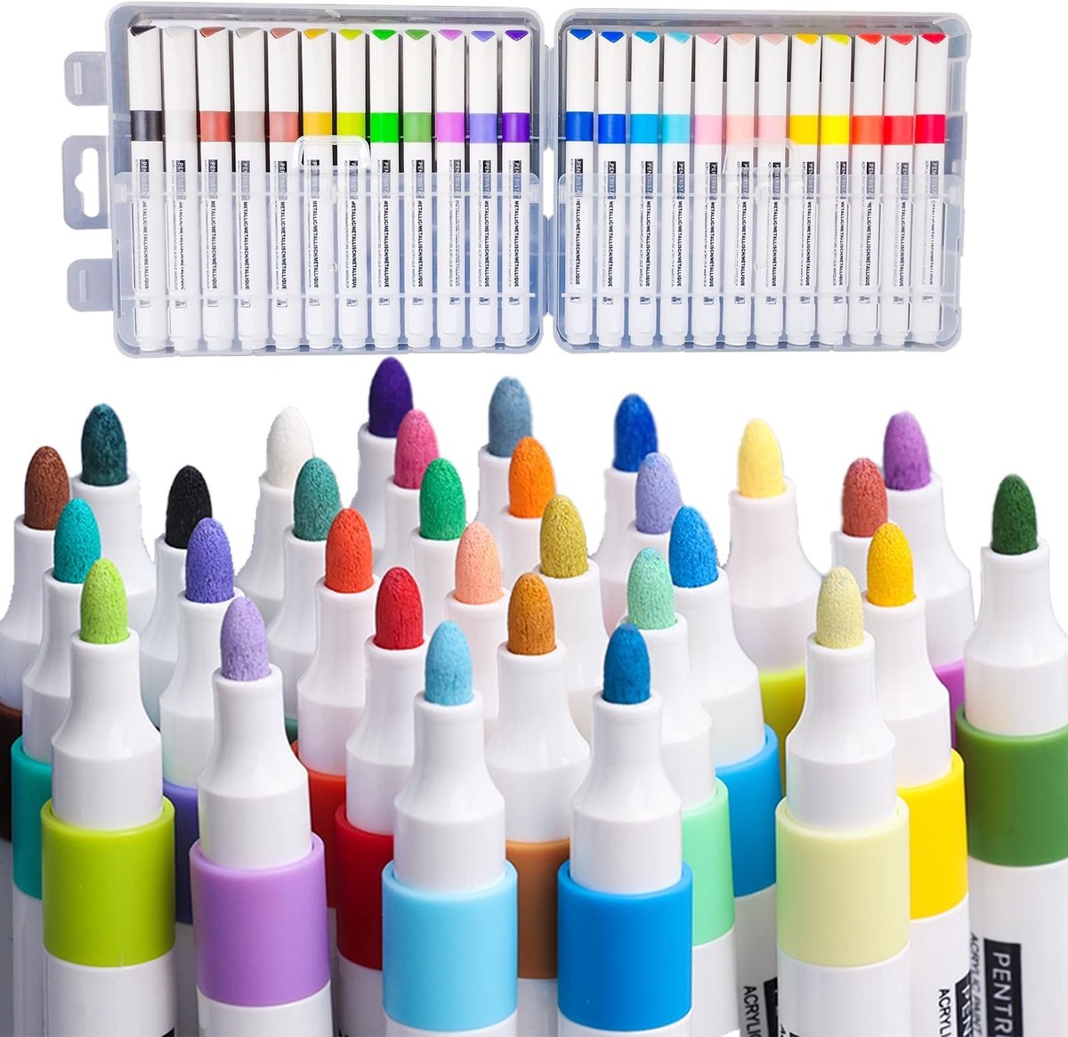Solidchoice - Set van 24 Acryl Verf Markers