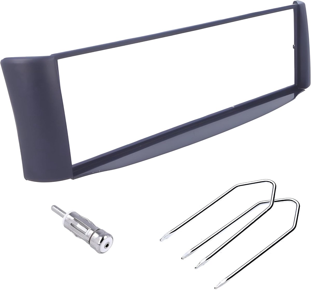 Radio panel kit 1-din/2-din - Front panel frame - Geschikt voor Smart ForTwo 1998-2007 - Inclusief accessoires - ShopVlot