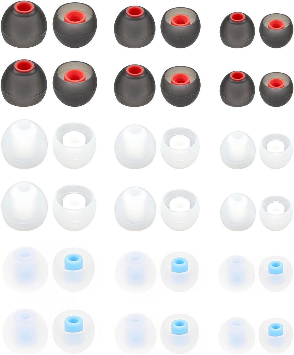 Oorstuffel Vervangingsset 36 stuks - Silicone - Zacht Rubber - Comfortabele geluidsisolatie - ShopVlot