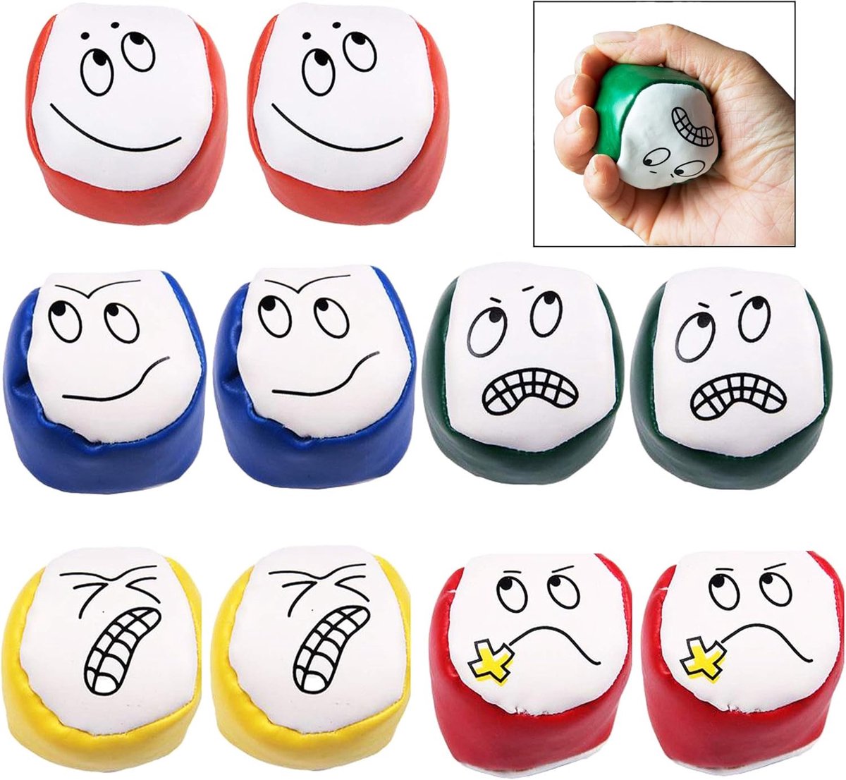 Juggling ball set 10 stuks - zachte bean bags - veilig voor kinderen - ideaal voor beginners - ShopVlot