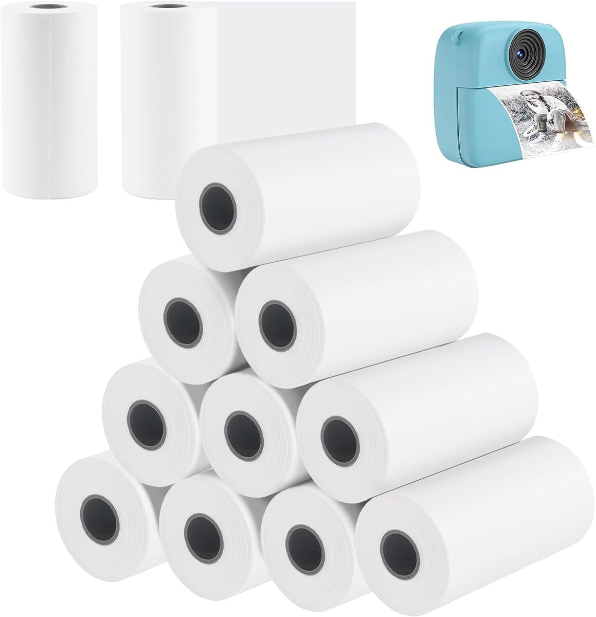 Thermisch papier 12 rollen - BPA-vrij cellulose - waterdicht en krasbestendig - ideaal voor fotografie - ShopVlot