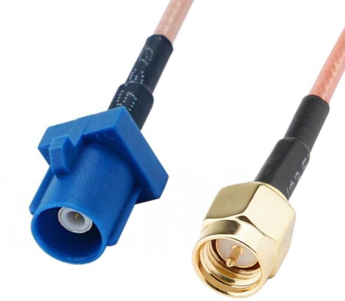 GPS antenne verlengkabel 15cm - Fakra-C naar SMA plug - betrouwbare signaaloverdracht - voor auto navigatie - ShopVlot