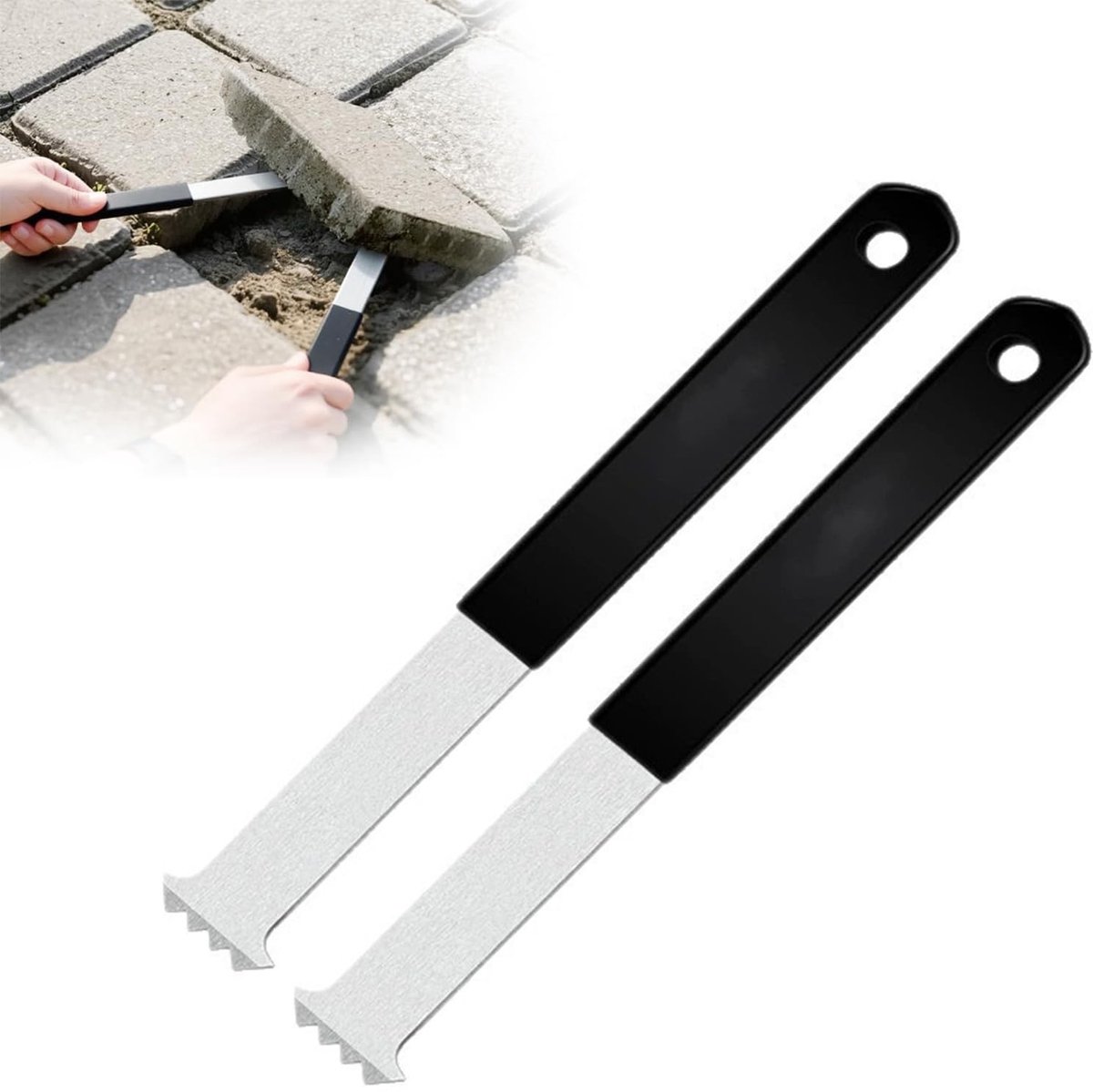 Solidchoice - Set van 2 Paving Stone Verwijderaars met Antislip Handgreep