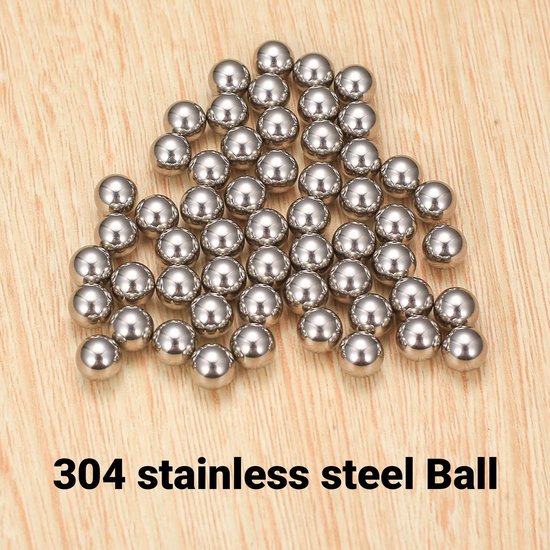 Solidchoice - 670 Stuks Stalen Kogellagers Set in 6 Maten van Solidchoice — afbeelding 3
