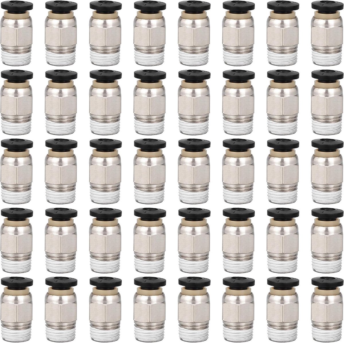 Pneumatische koppelingen 20pcs - Metaal - PC4-M10 - Voor betrouwbare 3D printer verbinding - ShopVlot
