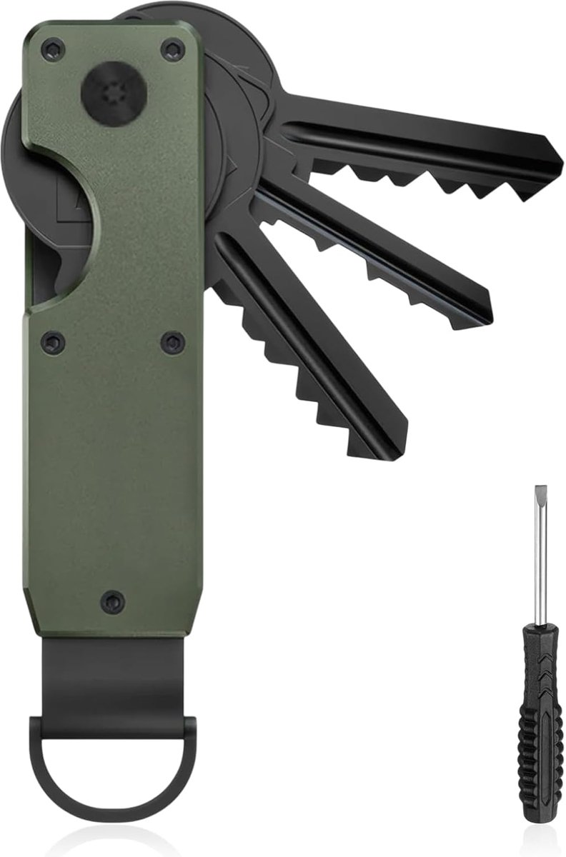Key Organiser - Compact Metalen Sleutelhanger - Robuust en Duurzaam - Ideaal voor Eenvoudig Sleutelen - ShopVlot