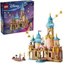 LEGO Disney Princess Rapunzels Kasteel met boot, 5 figuren, torens, prinses Rapunzel en Pascal de kameleon.