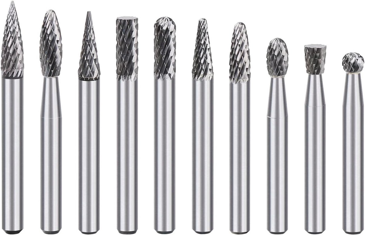 Carbide Milling Cutter Carbide Rotary Cutter Set, Grinding Head Engraving Cutter for Woodworking, Engraving, Metal - ShopVlot