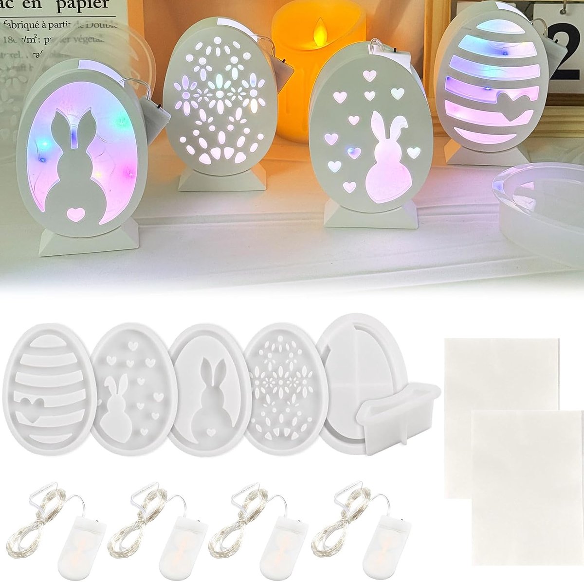 Easter Silicone Moulds, Silicone Mould, Rabbit, Easter Mould - ShopVlot