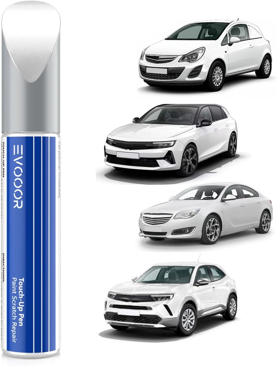 Retoucheerpens voor auto - Jade White/Arctic White - Perfecte kleurmatching - Maak krassen onzichtbaar - ShopVlot