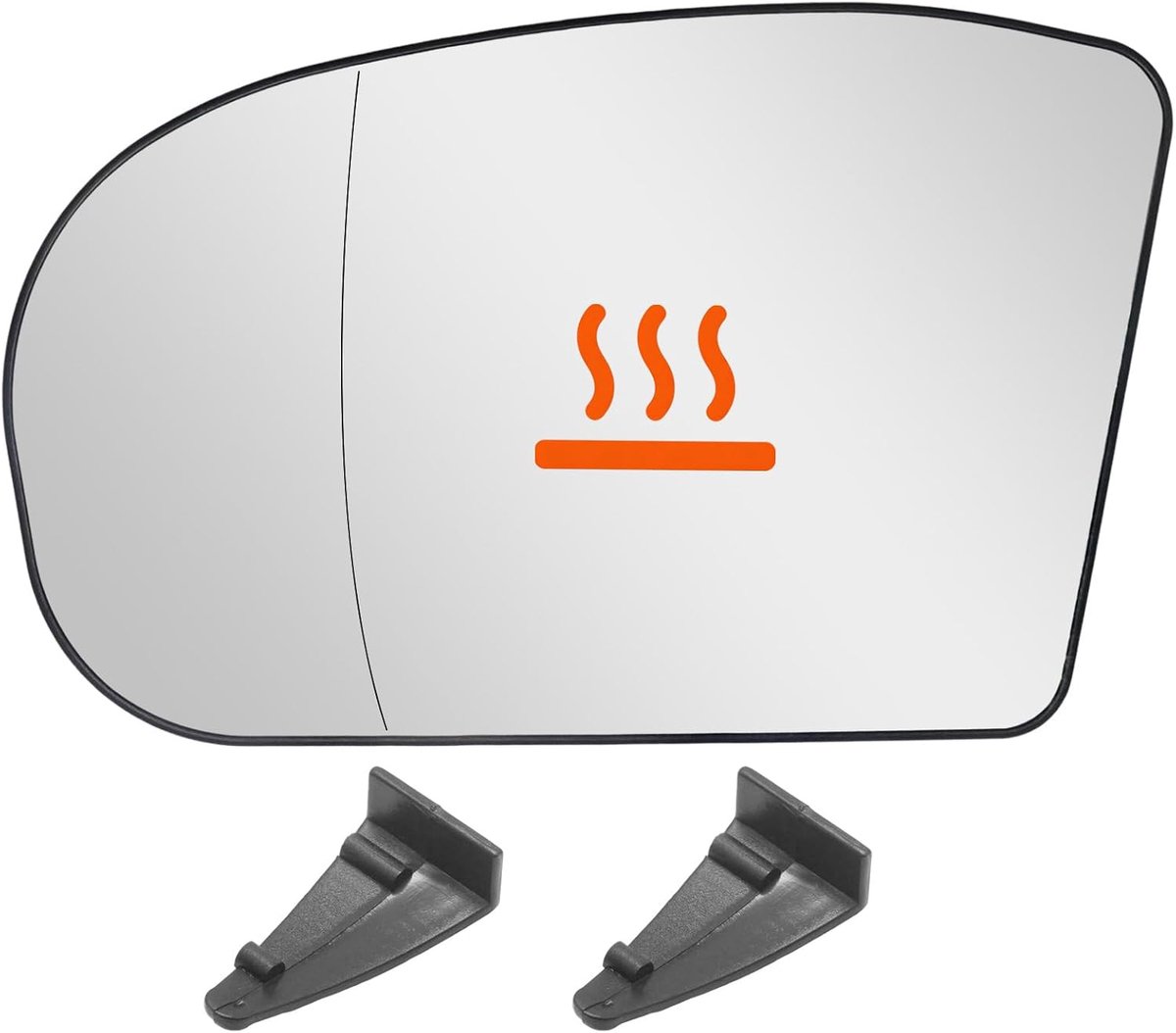 2038100121 Spiegelglas bestuurderszijde verwarmd, vervanging voor Mercedes-Benz C-Klasse W203 2000-2007, vervanging - ShopVlot