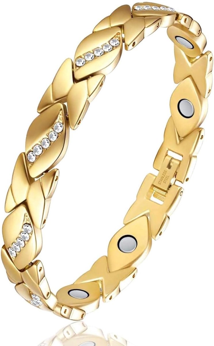 Magnetische Armband voor Dames - Koper met Magneten - Versterkt Welzijn - Stijlvol Accessoire - ShopVlot