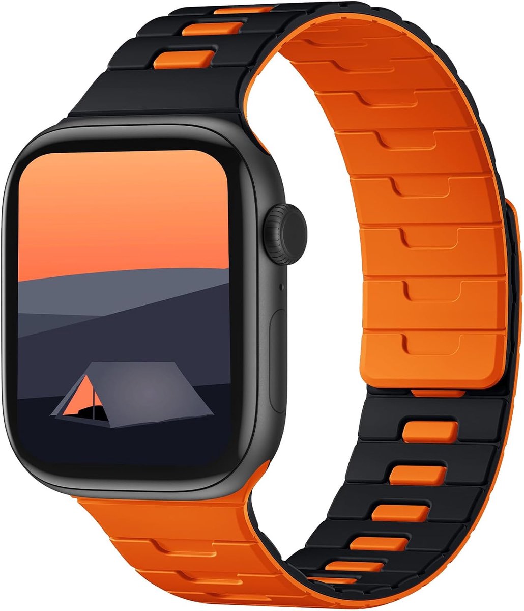 Sportarmband voor Apple Watch 38-49mm - Siliconen - Magnetisch ontwerp - Ideaal voor actieve gebruikers - ShopVlot