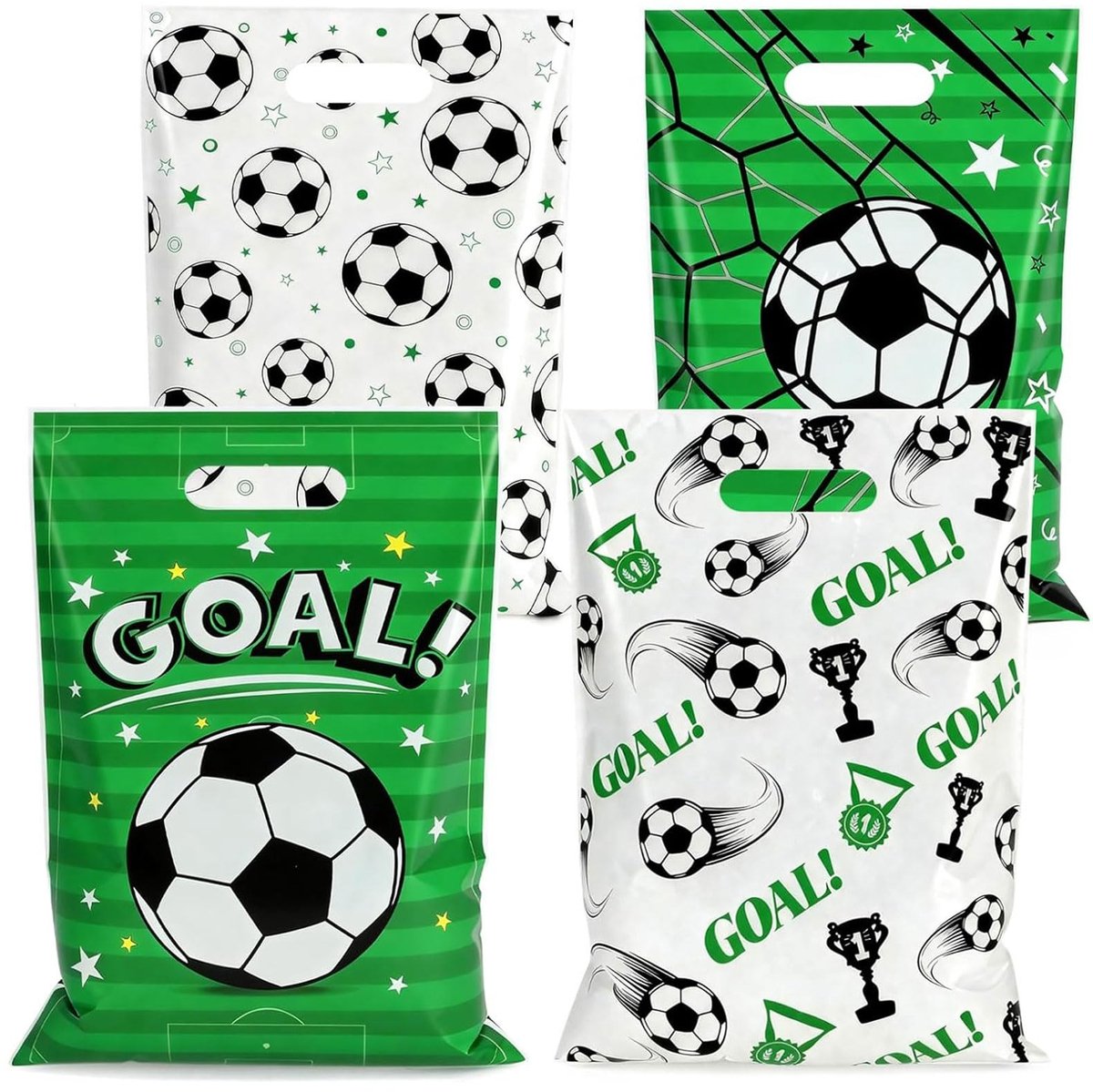 Solidchoice - 50 Stuks Voetbal Cadeautassen